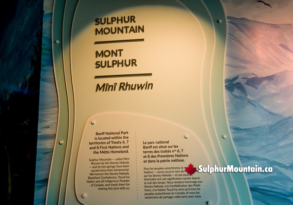 Sulphur Mountain Indigenous Information Banff Gondola